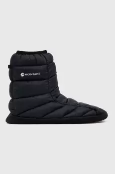 Montane papuci de casa culoarea negru imagine