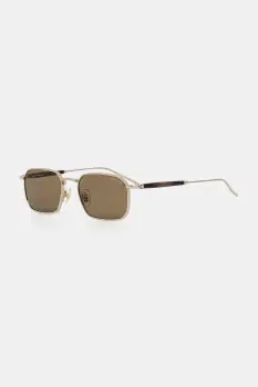 Montblanc ochelari de soare culoarea auriu, MB0441S imagine