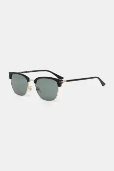 Montblanc ochelari de soare culoarea negru, MB0439SA imagine