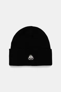 MOOSE KNUCKLES caciula de lana culoarea negru, M34MA544 imagine