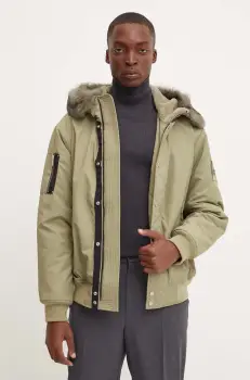 MOOSE KNUCKLES geaca barbati, culoarea verde, de iarna, M34MB027S imagine