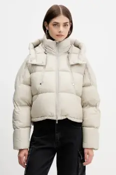 MOOSE KNUCKLES geaca de puf culoarea bej, de iarna, M35LJ130 imagine
