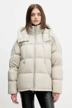 MOOSE KNUCKLES geaca de puf culoarea bej, de iarna, M35LJ149 imagine