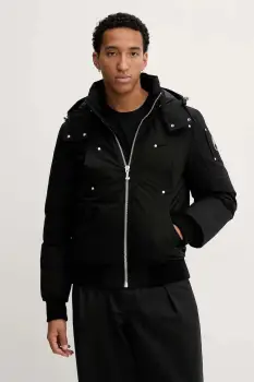 MOOSE KNUCKLES geaca de puf ORIGINAL culoarea negru, de iarna, M35MB000S imagine