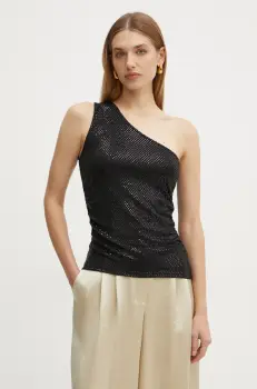 Morgan bluza BSHOK femei, culoarea negru, cu imprimeu, BSHOK imagine