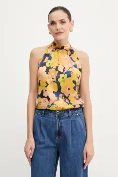 Morgan bluza culoarea galben, cu imprimeu, OGINO.F imagine