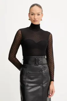 Morgan bluza culoarea negru, TMESH imagine