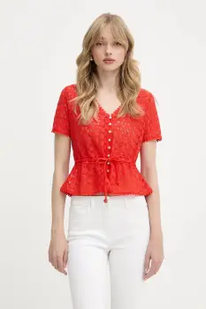 Morgan bluza culoarea rosu, cu imprimeu, DATE imagine