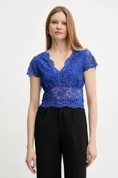 Morgan bluza DANSA culoarea violet, uni, DANSA imagine