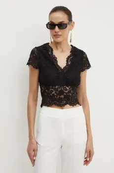 Morgan bluza DANSA femei, culoarea negru, modelator, DANSA imagine