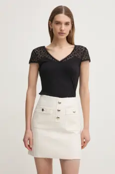 Morgan bluza DFLO femei, culoarea negru, neted, DFLO imagine