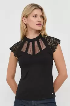 Morgan bluza femei, culoarea negru, neted imagine