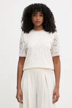 Morgan bluza feminina cu bumbac imagine