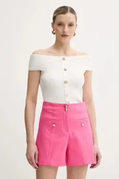 Morgan bluza MDONA culoarea bej, neted, MDONA imagine