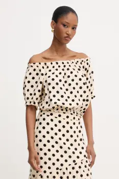 Morgan bluza spaniola pentru femei, cu vascoza imagine