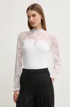 Morgan bluza TIMEL femei, culoarea alb, modelator, TIMEL imagine