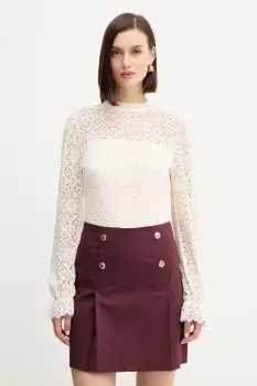 Morgan bluza TYRIA culoarea bleumarin, uni, TYRIA imagine