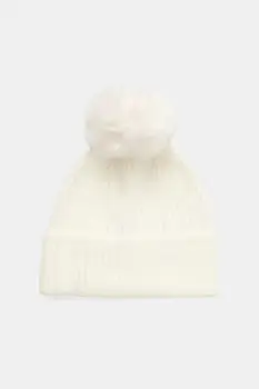 Morgan caciula din amestec de lana culoarea bej, 5BSEQUI imagine