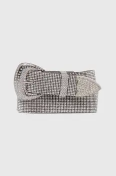 Morgan curea 3FOULI femei, culoarea argintiu, 3FOULI imagine