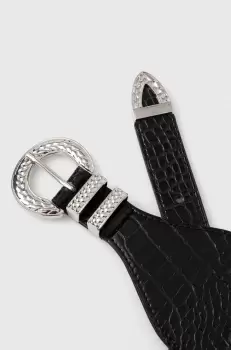 Morgan curea femei, culoarea negru imagine