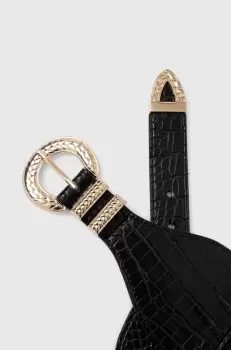 Morgan curea femei, culoarea negru imagine