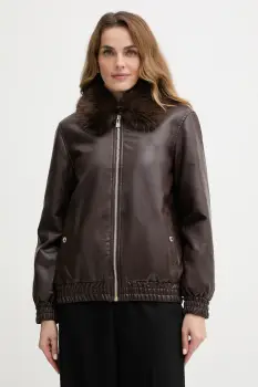 Morgan geaca culoarea maro, de tranzitie, GEMPER imagine