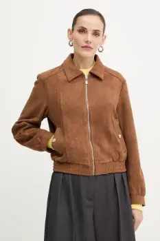 Morgan geaca culoarea maro, de tranzitie, GPOKEL imagine