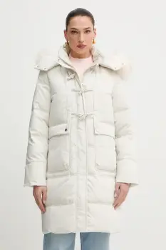 Morgan geaca de puf culoarea bej, de iarna, GMATIL imagine