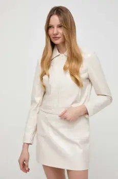 Morgan geaca femei, culoarea bej, de tranzitie imagine