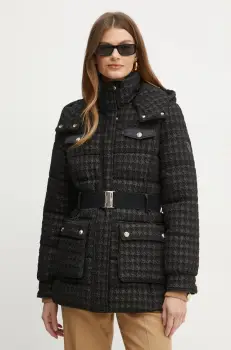 Morgan geaca GIVAL femei, culoarea negru, de iarna, GIVAL imagine