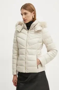 Morgan geaca GKIDIA femei, culoarea bej, de iarna, GKIDIA imagine