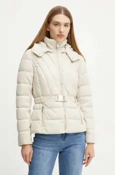 Morgan geaca GUINEE femei, culoarea bej, de iarna, GUINEE imagine