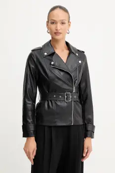 Morgan geaca ramones culoarea negru, de tranzitie, GPIL imagine