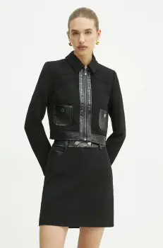 Morgan geaca VARIN femei, culoarea negru, de tranzitie, VARIN imagine