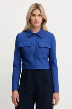 Morgan geaca VDING.F culoarea alb, de tranzitie, VDING.F imagine