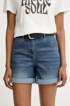 Morgan pantaloni scurti pentru femei, din denim imagine