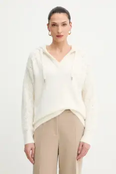 Morgan pulover culoarea bej, light, MBALOU imagine