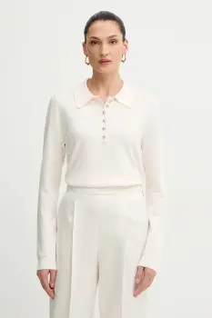 Morgan pulover culoarea bej, light, MPOLI imagine