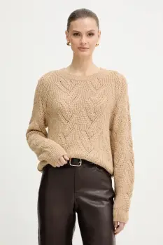Morgan pulover culoarea bej, MAMA imagine