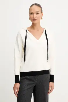 Morgan pulover culoarea bej, MARTINE imagine