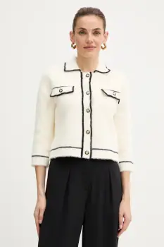 Morgan pulover culoarea bej, MCLAIRE imagine