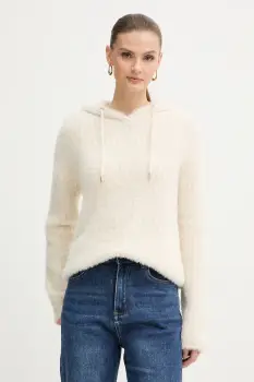 Morgan pulover culoarea bej, MCOCO imagine