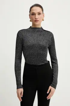 Morgan pulover culoarea negru, light, cu turtleneck, MCORIA imagine