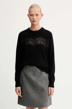 Morgan pulover culoarea negru, light, MDIXIE imagine