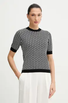 Morgan pulover culoarea negru, light, MSIX imagine