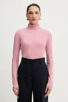 Morgan pulover din amestec de lana culoarea roz, MENTOL imagine