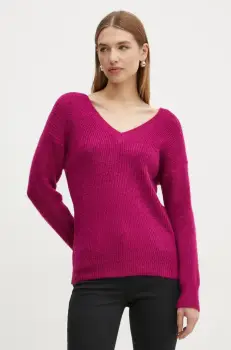 Morgan pulover din amestec de lana MATILD3 femei, culoarea roz, MATILD3 imagine