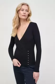 Morgan pulover femei, culoarea albastru marin, light imagine