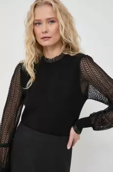 Morgan pulover femei, culoarea negru, light imagine