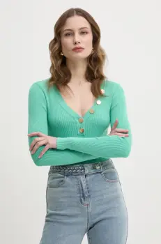 Morgan pulover femei, culoarea turcoaz imagine